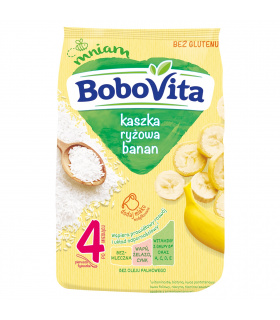 BoboVita Kaszka ryżowa banan po 4. miesiącu 180 g
