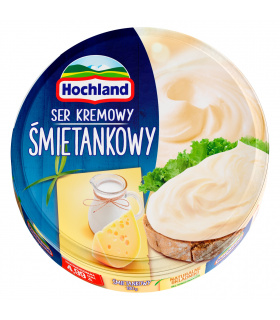 Hochland Ser kremowy śmietankowy w trójkącikach 180 g