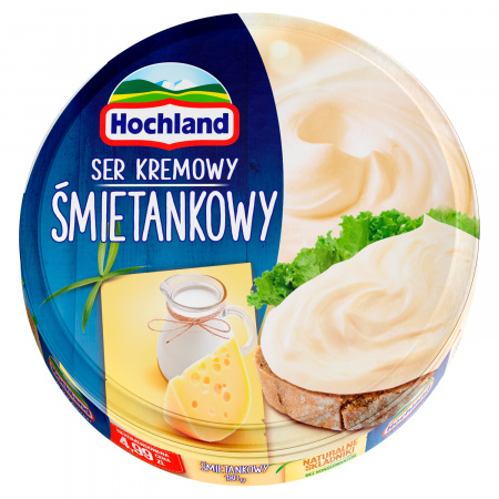 Hochland Ser kremowy śmietankowy w trójkącikach 180 g