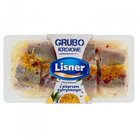 Lisner Filety śledziowe z pieprzem cytrynowym 200 g