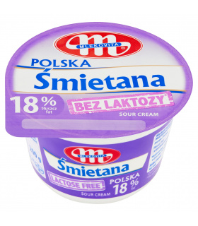 Mlekovita Śmietana Polska bez laktozy 18% 200 g