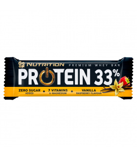 Sante Go On Protein 33% Baton o smaku waniliwo-malinowym 50 g