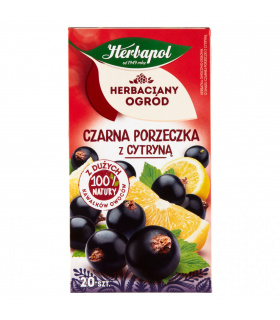 Herbapol Herbaciany Ogród Herbatka owocowo-ziołowa czarna porzeczka z cytryną 54 g (20 x 2,7 g)