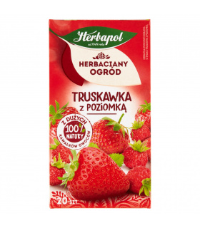 Herbapol Herbaciany Ogród Herbatka owocowo-ziołowa truskawka z poziomką 50 g (20 x 2,5 g)
