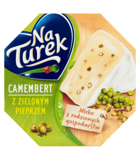 NaTurek Ser pleśniowy camembert z zielonym pieprzem 120 g