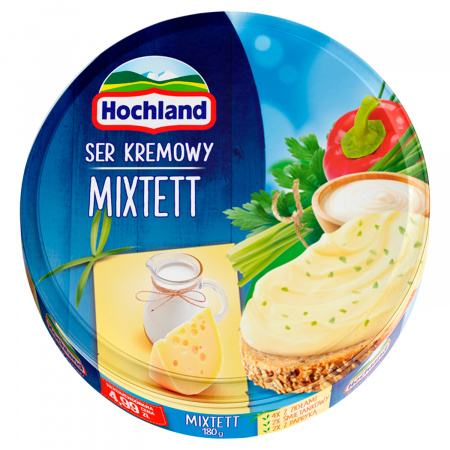 Hochland Ser kremowy mixtett w trójkącikach 180 g