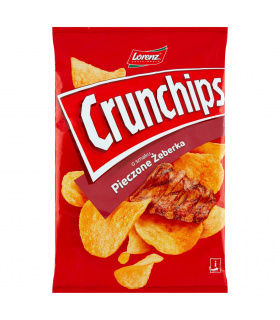 Crunchips Chipsy ziemniaczane o smaku pieczone żeberka 140 g