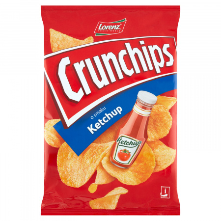 Crunchips Chipsy ziemniaczane o smaku ketchup 140 g