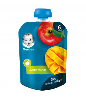 Gerber Deserek jabłko mango dla niemowląt po 6. miesiącu 90 g