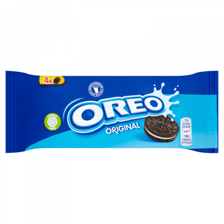 Oreo Original Ciastka kakaowe z nadzieniem o smaku waniliowym 44 g