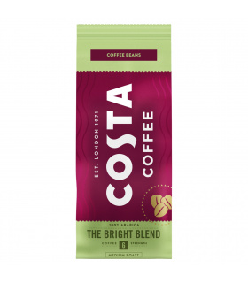 Costa Coffee Bright Blend Medium Roast Kawa palona ziarnista 200 g