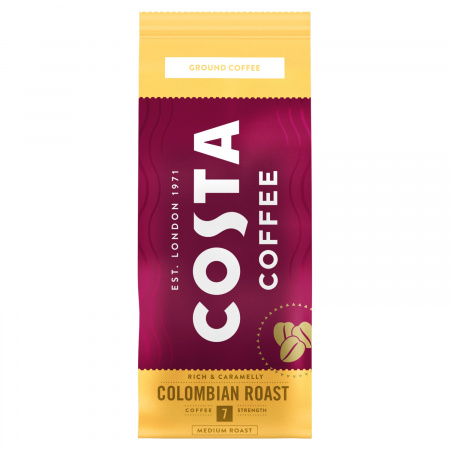 Costa Coffee Colombian Roast Medium Roast Kawa palona mielona 200 g