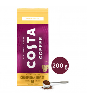 Costa Coffee Colombian Roast Medium Roast Kawa palona mielona 200 g