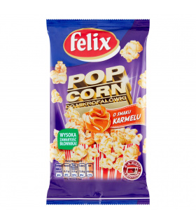 Felix Popcorn do mikrofalówki o smaku karmelu 90 g