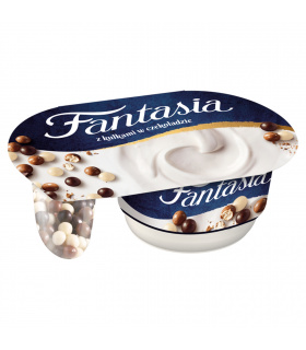 Fantasia Jogurt kremowy ze zbożowymi kulkami w czekoladzie 100 g