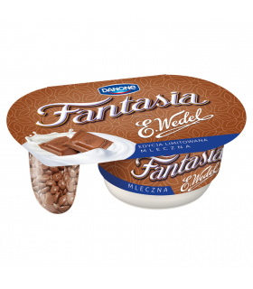 Fantasia mleczna Jogurt kremowy z kawałkami czekolady mlecznej 104 g