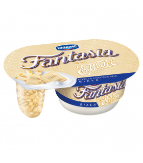 Fantasia biała Jogurt kremowy z kawałkami białej czekolady 103 g