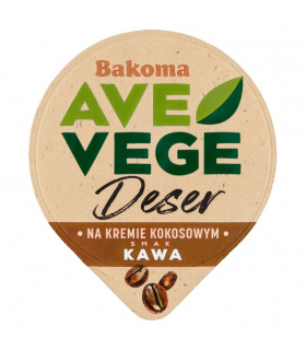Bakoma Ave Vege Deser na kremie kokosowym smak kawa 150 g 