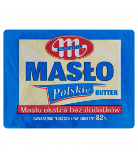 Mlekovita Masło Polskie ekstra bez dodatków 82% 200 g
