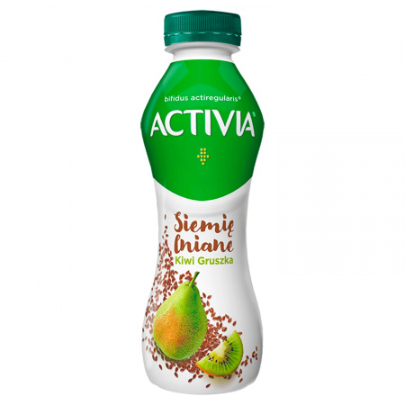 Activia Jogurt siemię lniane gruszka kiwi 280 g