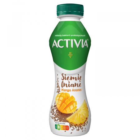 Activia Jogurt siemię lniane mango ananas 280 g