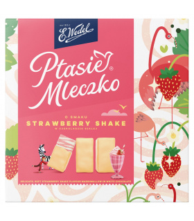 E. Wedel Ptasie Mleczko o smaku Strawberry Shake 360 g