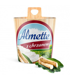 Almette Puszysty serek twarogowy z chrzanem 150 g