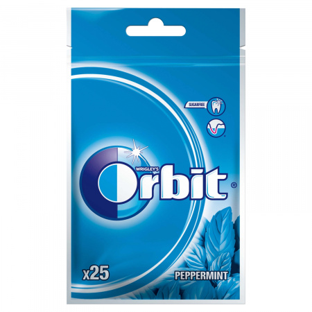 Orbit Peppermint Guma do żucia bez cukru 35 g (25 drażetek)