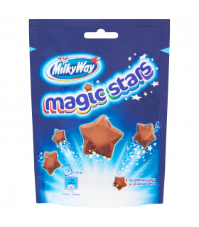 Milky Way Magic Stars Gwiazdki z puszystej mlecznej czekolady 100 g