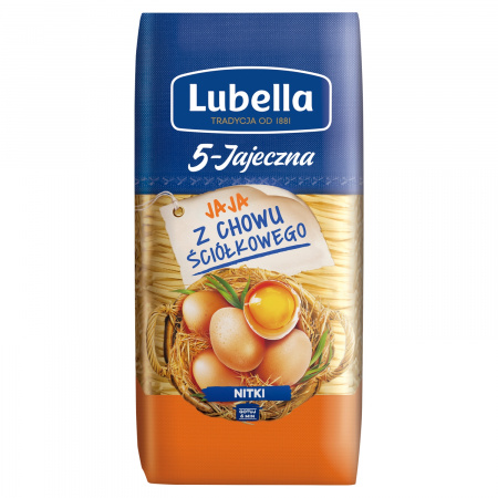 Lubella 5-Jajeczna Makaron nitki 250 g