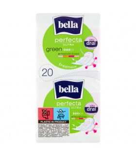 Bella Perfecta Ultra Green Silky Drai Podpaski higieniczne 20 sztuk