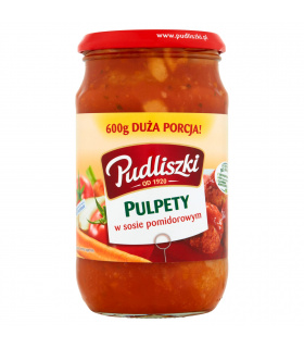 Pudliszki Pulpety w sosie pomidorowym 600 g