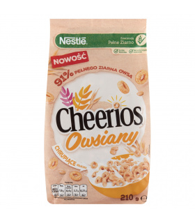 Nestlé Cheerios Owsiany Płatki śniadaniowe 210 g