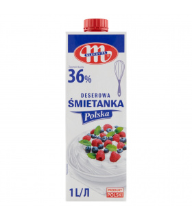 Mlekovita Śmietanka Polska deserowa 36 % 1 l