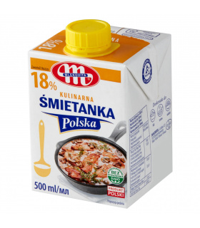 Mlekovita Śmietanka Polska kulinarna 18 % 500 ml