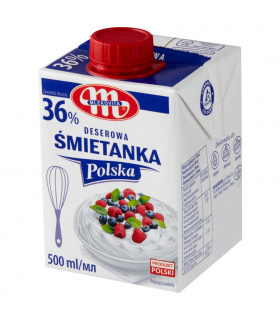 Mlekovita Śmietanka Polska deserowa 36 % 500 ml