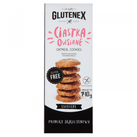Glutenex Ciastka owsiane 140 g