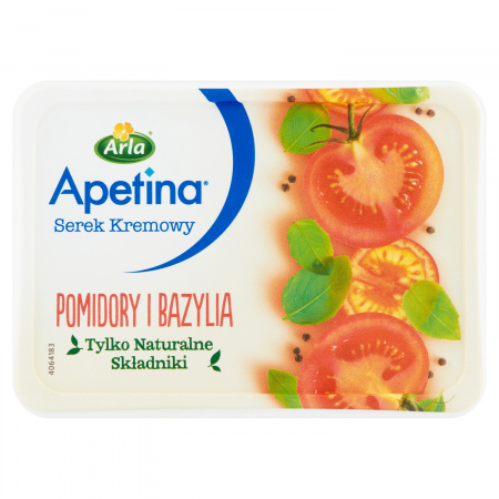 Arla Apetina Serek kremowy pomidory i bazylia 125 g