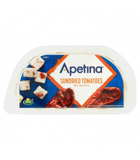 Arla Apetina Ser biały typu śródziemnomorskiego w zalewie olejowej z suszonymi pomidorami 100 g