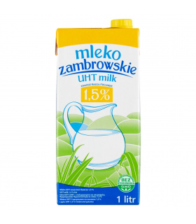 Mleko zambrowskie UHT 1,5 % 1 l