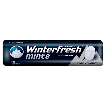 Winterfresh Strong Mints Miętusy bez cukru 28 g (16 miętusów)