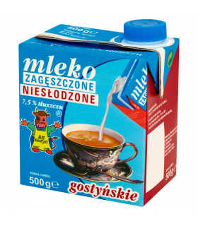 SM Gostyń Mleko gostyńskie zagęszczone niesłodzone 7,5% 500 g