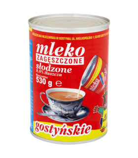 SM Gostyń Mleko gostyńskie zagęszczone słodzone 8,0% 530 g