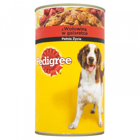 Pedigree z wołowiną w galaretce Karma pełnoporcjowa 1200 g