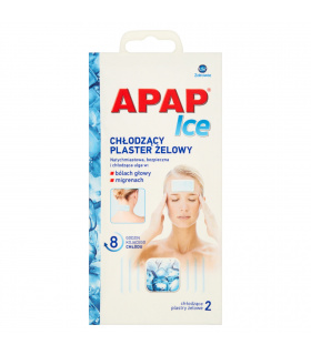 Apap Ice Chłodzący plaster żelowy 2 sztuki