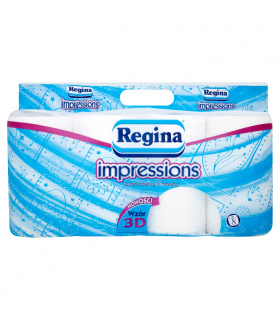 Regina impressions Papier toaletowy 3 warstwy 8 rolek