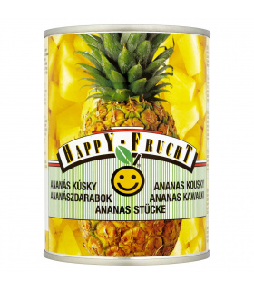 HAPPY FRUCHT Ananas kawałki 565 g