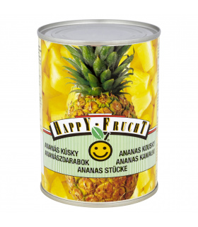 HAPPY FRUCHT Ananas kawałki 565 g