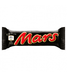 Mars Baton z nugatowym nadzieniem oblany karmelem i czekoladą 51 g