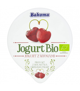 Bakoma Jogurt Bio z wiśniami 140 g